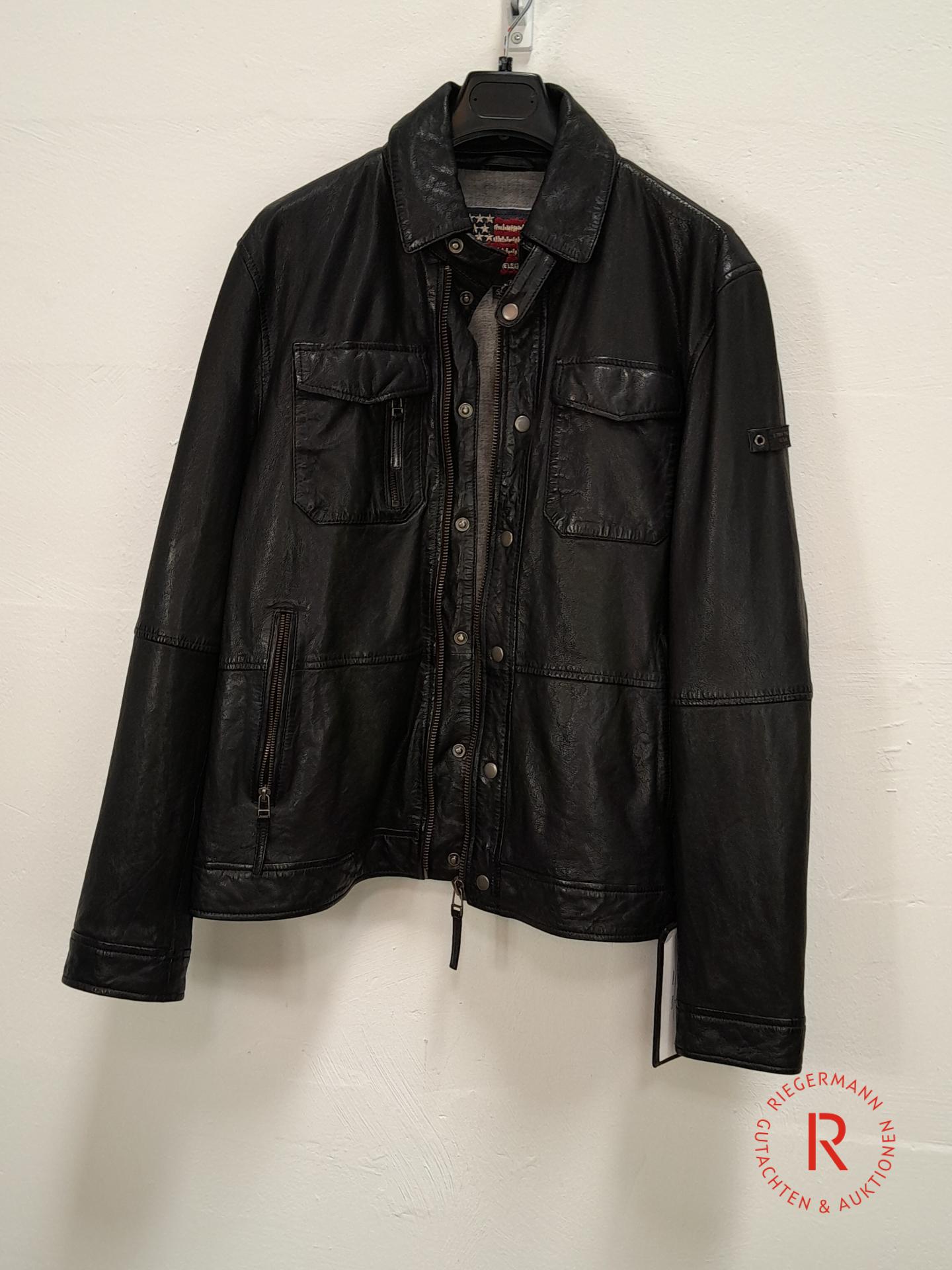 HERREN LEDERJACKE GRÖSSE 52